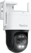 Reolink TrackMix WiFi Telecamera 4K PTZ - Doppio Obiettivo con Pan 355 e Tilt 90 Gradi - Zoom Ibrido 6X e Auto Tracking - Rilevamento Persone Veicoli Animali