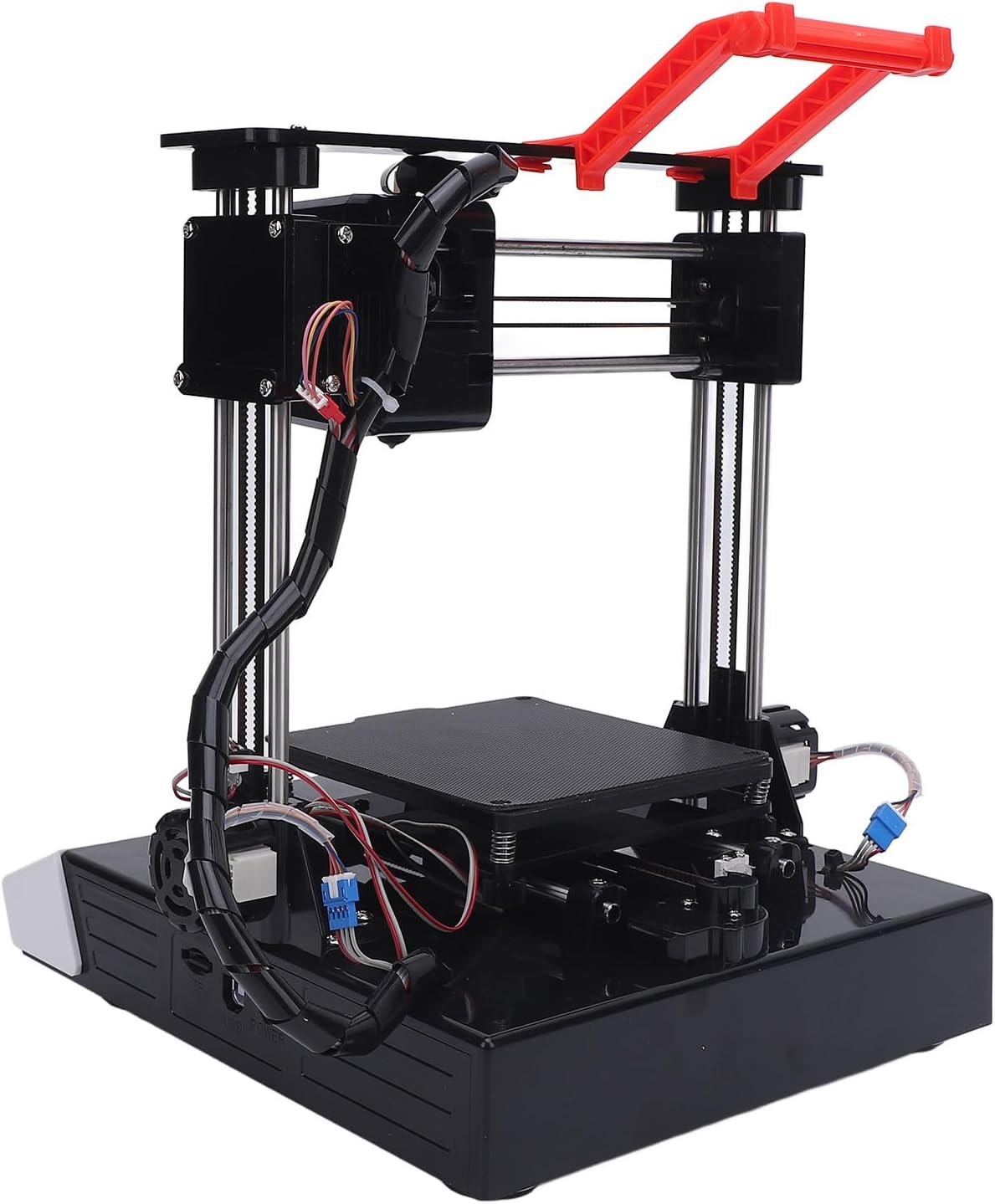 Mini Stampante 3D per Principianti - Volume di Stampa 100 x 100 x 100 mm - Compatibile con Filamenti PLA e TPU - Ugello 0,4 mm Open Source con Supporto STL