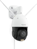 Reolink RLC-823S1W Telecamera WiFi 4K 8 MP PTZ - Zoom Ottico 5X con Pan 360 e Tilt 90 Gradi - WiFi 6 Dual Band e Auto Tracking - Audio Bidirezionale Rilevamento Smart