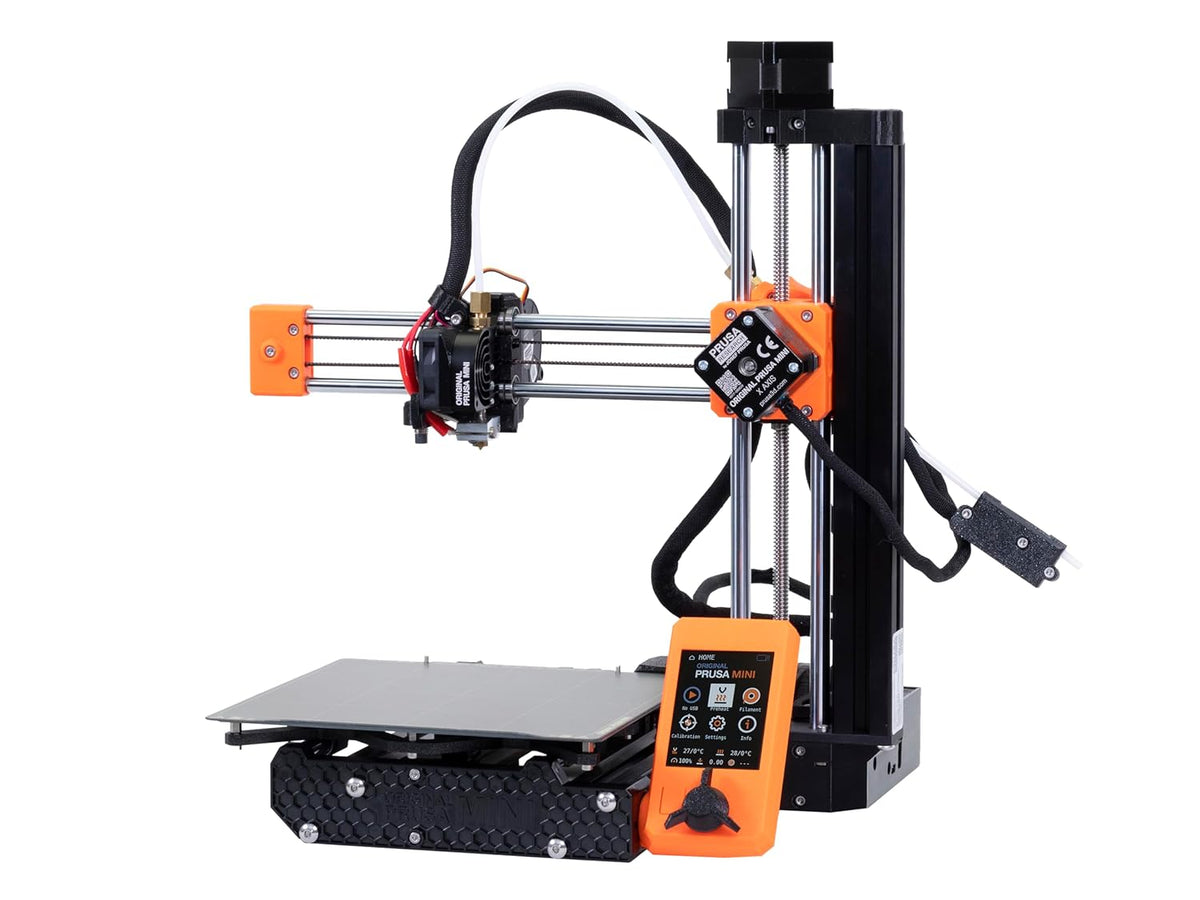 Original Prusa Mini Kit stampante 3D fai da te - Sensore di filamento incluso - Fogli di stampa rimovibili - Struttura in metallo con campione di filamento