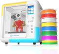 X Maker Stampante 3D completamente chiusa - App di design basata su IA con modelli 3D - 15 mini moduli di progettazione - Compatibile Windows Android e iOS