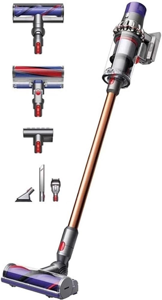 Dyson Cyclone V10 Absolute Aspirapolvere Senza Fili - Autonomia fino a 60 Minuti e 3 Velocità - Contenitore 1 L Senza Sacchetto - 25,2 V Peso 2,68 kg Gold