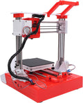 Plyisty Stampante 3D per principianti - Velocità di stampa 40 mm s - Area di costruzione circa 3,9 x 3,9 x 3,9 pollici - Filamento PLA finitura bianco arancio