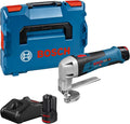 Bosch Professional GSC 10.8 V LI Cesoia a batteria - Utensile per taglio del metallo - Lama in acciaio - Alimentazione a batteria finitura blu professionale
