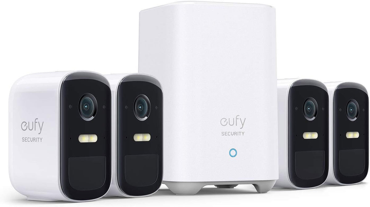 eufy Security eufyCam 2C Pro Telecamera WiFi esterna - Video 2K e visione notturna - Batteria fino a 180 giorni - Protezione IP67 compatibilità HomeKit senza costi mensili