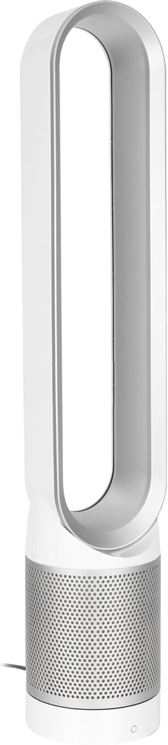 Dyson Pure Cool Link Purificatore ventilatore a torre - Funzione purificazione e ventilazione - Alimentazione con cavo - Finitura bianca peso 3 kg per ambienti domestici