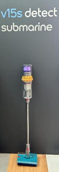 Dyson V15s Detect Submarine Aspirapolvere grigio - Filtro a cartuccia - Per piastrelle pietra legno ceramica vinile e laminato - Alimentazione elettrica con cavo
