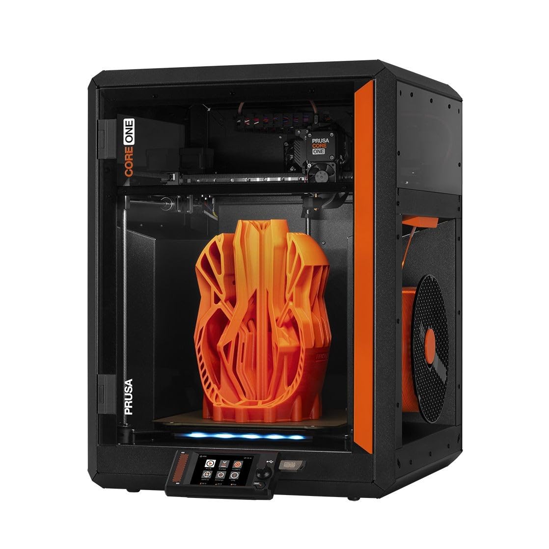 Prusa Core One Stampante 3D FDM pronta all uso - Assemblata e testata - Piano con fogli rimovibili - Bobina PLA Prusament 1 kg inclusa e volume 9,8 x 8,6 x 10,6 pollici