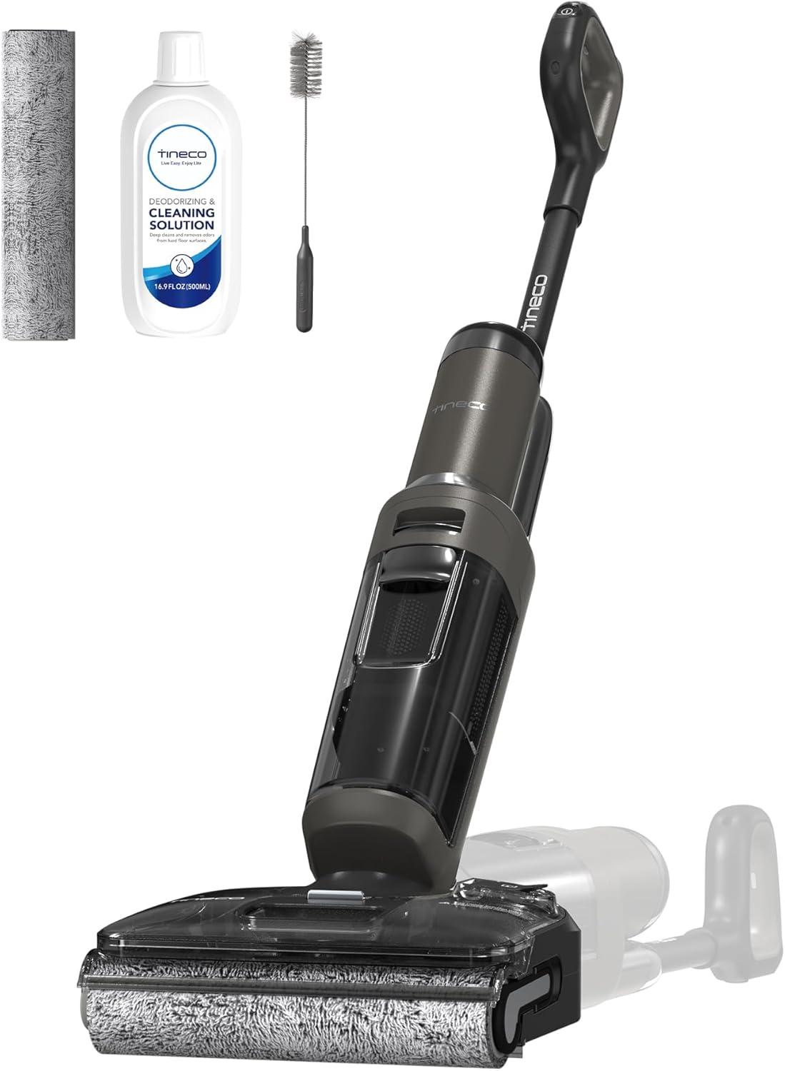 Tineco FLOOR ONE i6 Stretch Aspirapolvere lavapavimenti 2 in 1 - Aspirazione 20 kPa e autonomia 40 minuti - Design piatto 180 gradi - Autopulizia asciugatura 85 gradi e anti groviglio