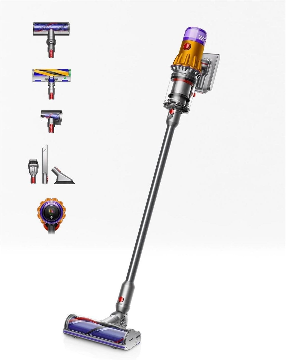 Dyson 394167-01 Aspirapolvere Senza Fili - Sistema Senza Sacchetto con Filtro HEPA - Per Tutti i Tipi di Pavimento - Alimentazione a Batteria Rumorosità 70 dB