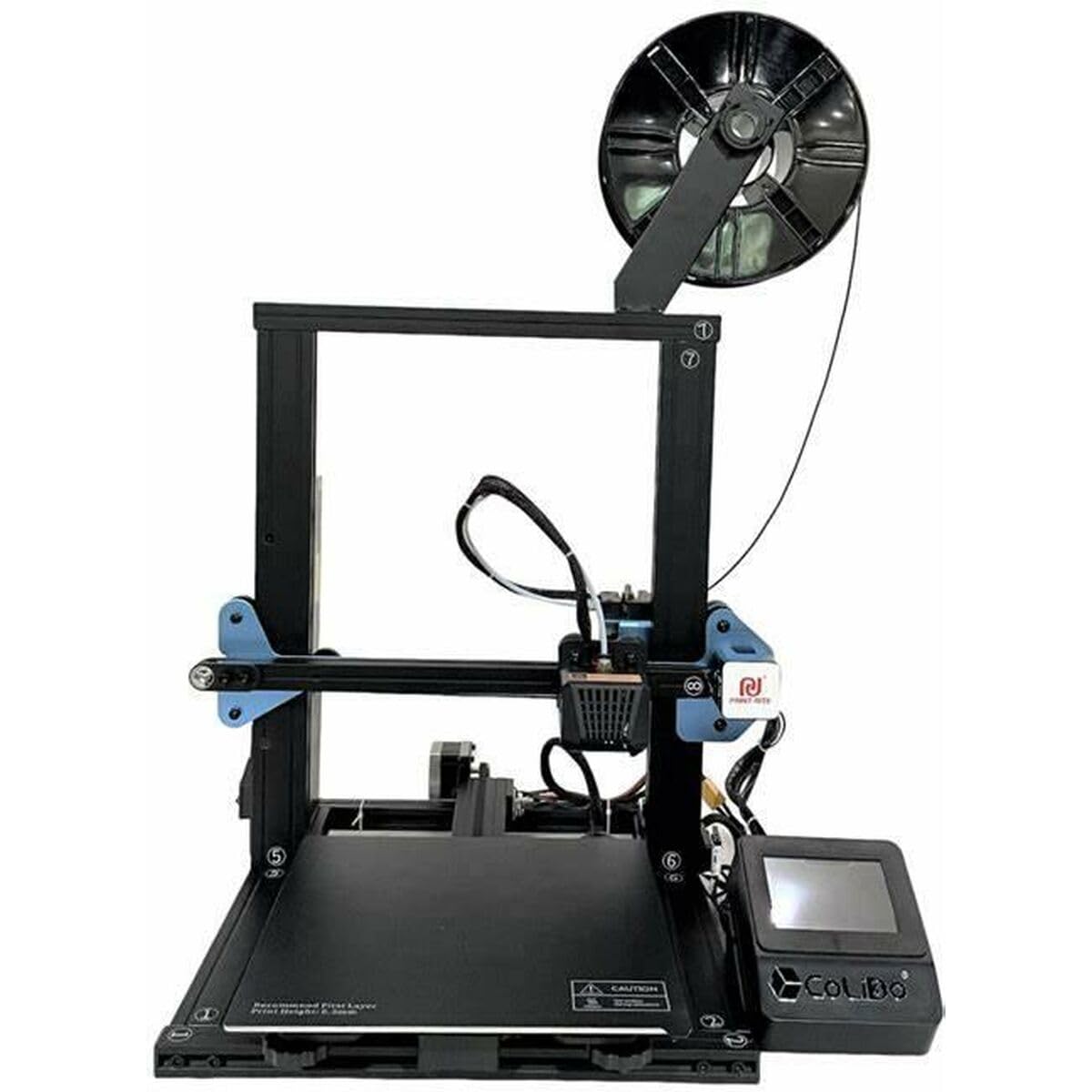 CoLiDo Dibuprint Basic DIY 3.0 Stampante 3D - Modello per Progetti Fai da Te - Supporto File GCODE - Compatibile con Sistema Operativo Linux Finitura Multicolore