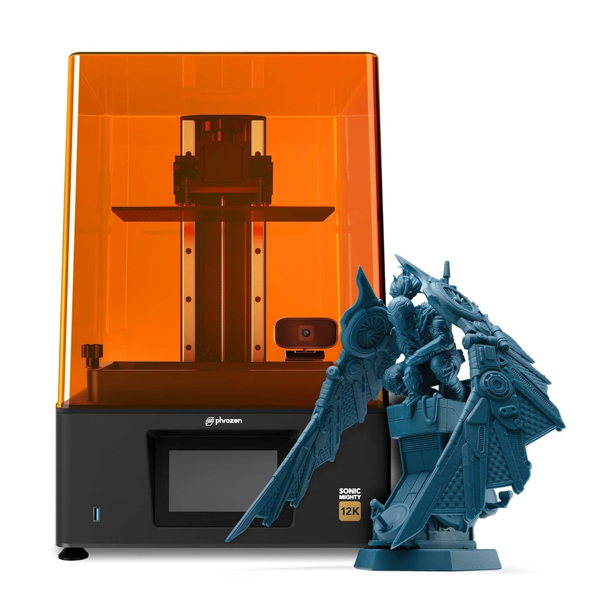 Phrozen Sonic Mighty 12K Stampante 3D a Resina - Display Mono LCD 12K da 10,1 Pollici - Precisione 28 nm - Volume di Stampa 218 x 123 x 235 mm per Uso Professionale
