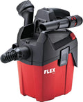 FLEX VC 6 L MC 18.0 Aspiratore a batteria - Filtro pieghettato piatto classe L - Per tappeti e tappezzeria - Sistema cordless per pulizia di officina e ambienti interni