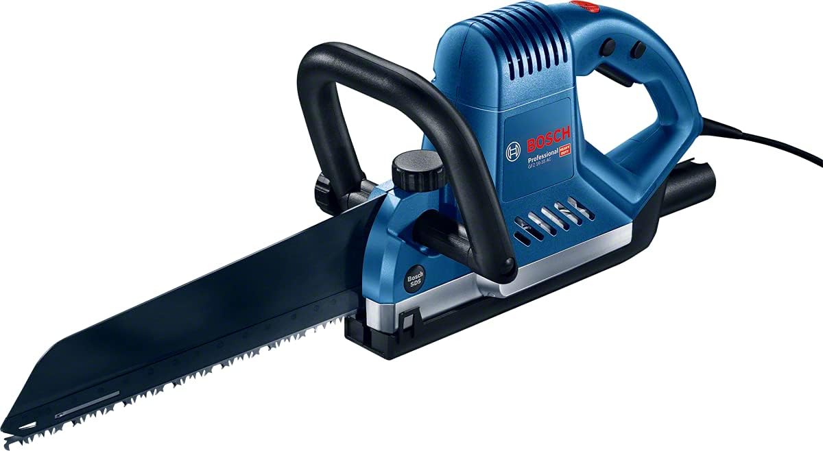 Bosch 601637703 GFZ 16 35 AC Sega multiuso - Lama in lega di acciaio per legno - Alimentazione con cavo - Finitura nero blu per taglio e lavorazione del legname