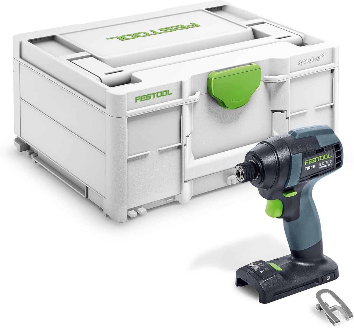 Festool TID 18 Avvitatore a Impulsi a Batteria - Velocità fino a 3200 giri min - Utensile Cordless Professionale - Versione Basic per Montaggio e Avvitatura