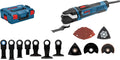 Bosch Professional GOP 40-30 Multiutensile Oscillante - Motore 400 W Starlock Plus - Alimentazione 230 V con Cavo - Valigetta L-BOXX per Lavori di Levigatura