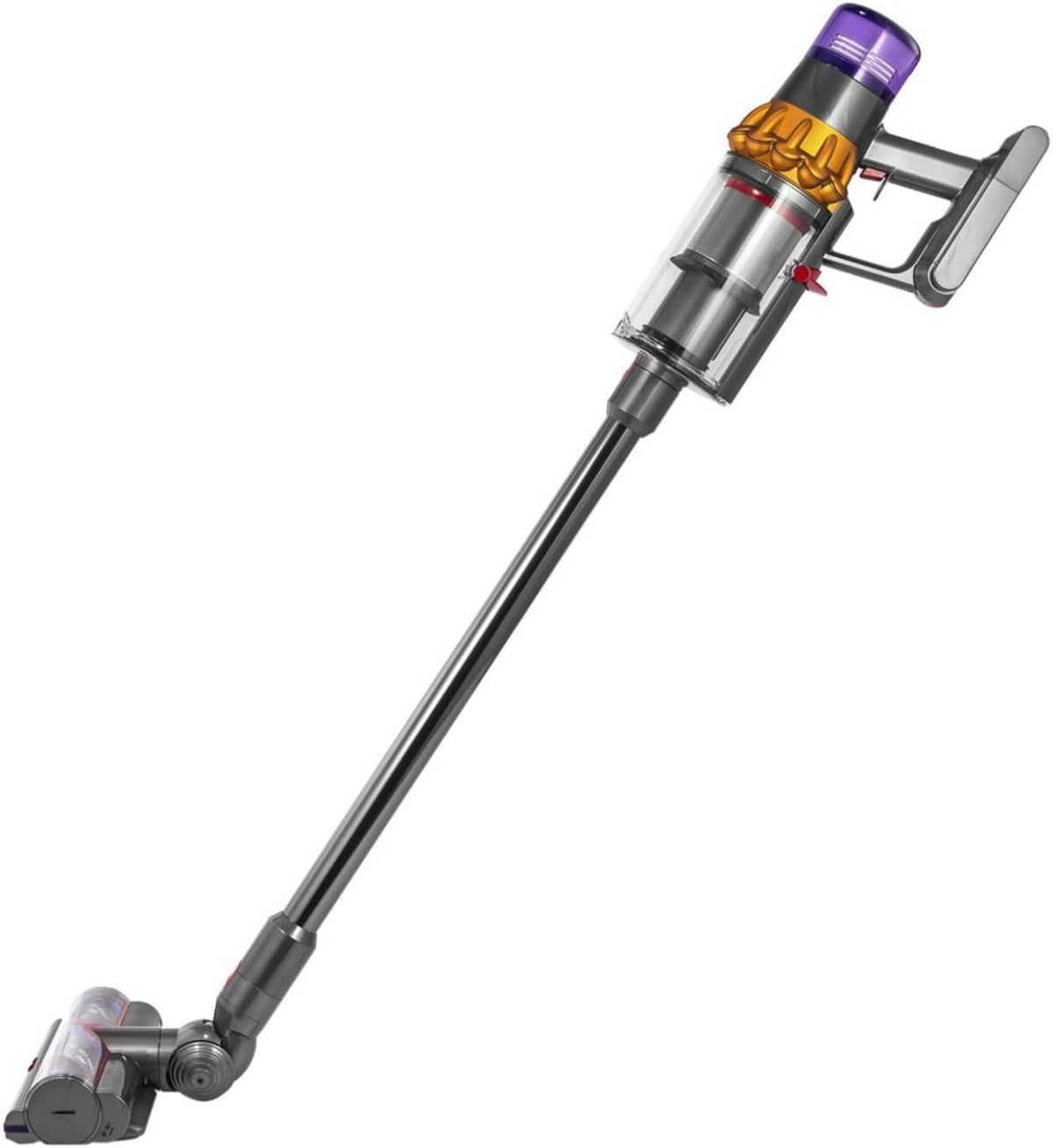 Dyson V15 Detect Absolute Aspirapolvere senza filo - Tecnologia di rilevamento V15 Detect - Filtro HEPA e batteria ricaricabile - Per tappeti e pavimenti duri