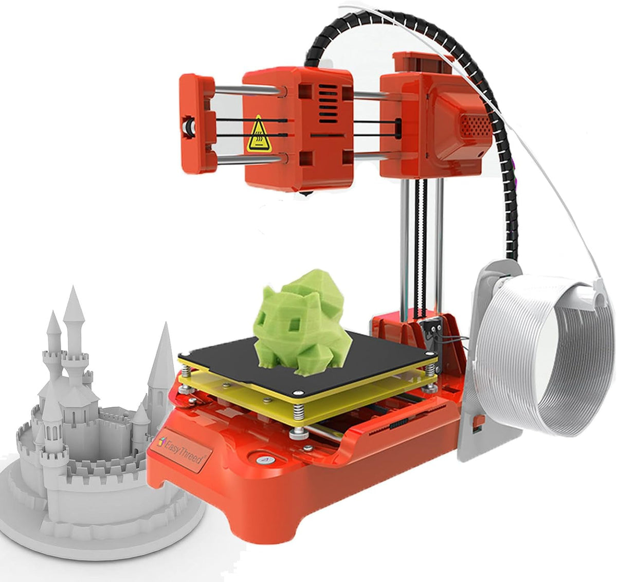 Stampante 3D per Bambini e Principianti - Volume di Stampa 100 x 100 x 100 mm - Base Magnetica Rimovibile - Modello 73262790 per Attività Creative da 8 a 12 Anni
