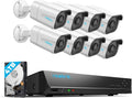 Reolink RLK16 800B8 Kit videosorveglianza PoE 4K - NVR 16 canali con HDD 4 TB e 8 telecamere - Rilevamento persone veicoli - IP67 IR 30 m espandibile a 16 TB