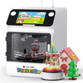 PrintyGo Mini Stampante 3D per bambini - Velocità fino a 600 mm s e autolivellamento - Touch screen 5 pollici - Controllo WiFi tramite app per apprendimento STEM