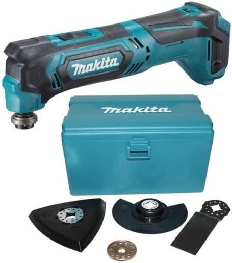Utensile Multifunzione a Batteria 10,8 V - Sistema Cordless per Taglio Smerigliatura e Lucidatura - Adatto a Lavorazioni di Precisione - Corpo Turchese