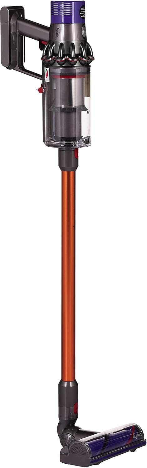 Dyson V10 Absolute 330V10ABSOLUTE Aspirapolvere Senza Fili - Filtro HEPA e Alimentazione a Batteria - Per Pavimenti Duri e Tappeti - Plastica Grigio Rosso