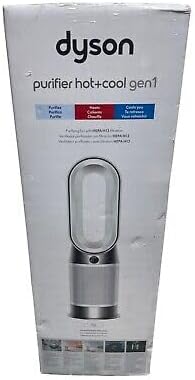 Dyson Pure Hot Cool HP00 Purificatore ventilatore termoventilatore - Funzione 3 in 1 per ambienti domestici - Alimentazione con cavo - Finitura bianca peso 6 kg