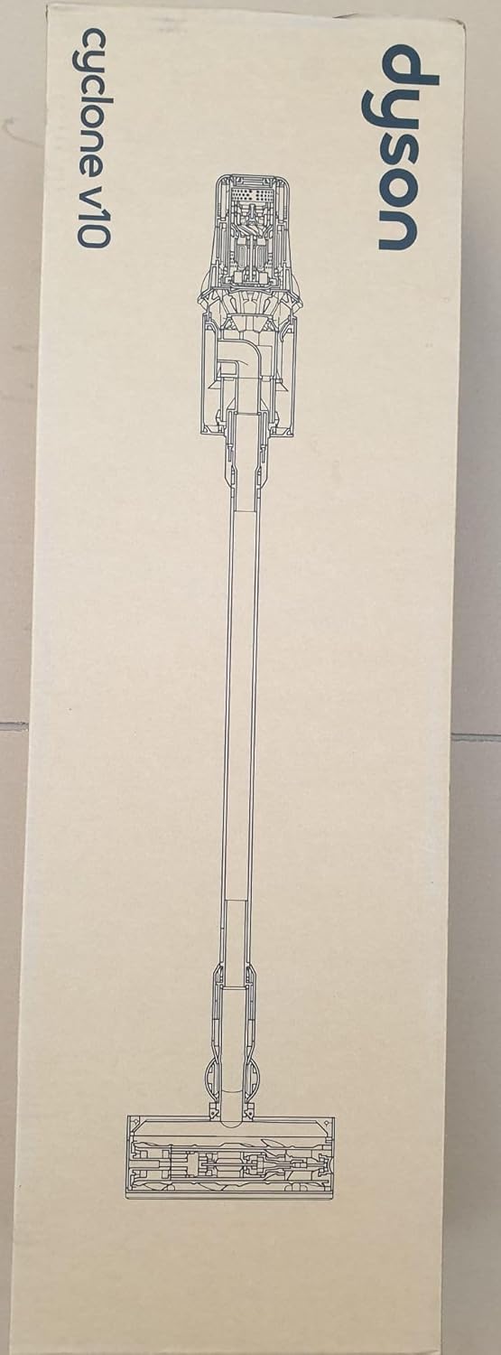 Dyson Cyclone V10 Absolute Grande Aspirapolvere Senza Fili - Alimentazione con Batteria ai Polimeri di Litio - Peso 2,67 kg - Dimensioni 25 x 25,6 x 124,9 cm
