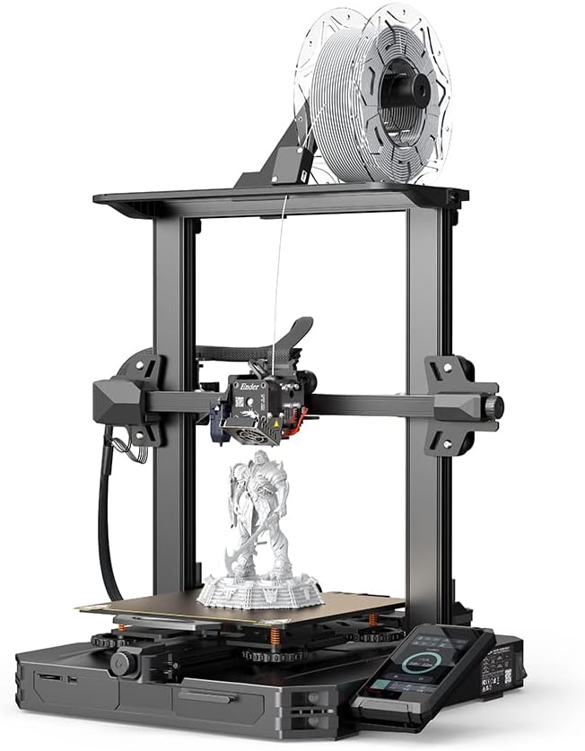 Creality Ender 3 S1 Pro Stampante 3D - Struttura in metallo - Peso 8,6 kg - Stampante per modellazione tridimensionale e progetti domestici