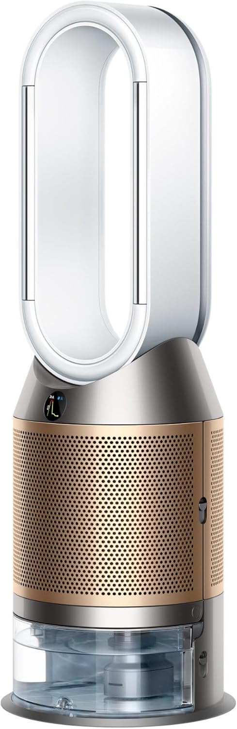 Dyson Purifier Humidify Cool Ventilatore Purificatore - Purificazione Umidificazione e Flusso d'Aria - Alimentazione con Cavo - Bianco Argento 25 x 12 x 76 cm