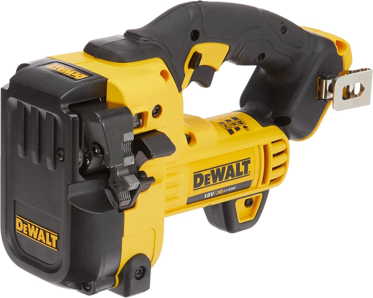 DEWALT DCS350NT-XJ Tagliabarre Filettate 18 V - Corpo Macchina senza Batteria e Caricabatterie - Valigetta TSTAK Inclusa - Utensile Professionale Giallo Nero Argento