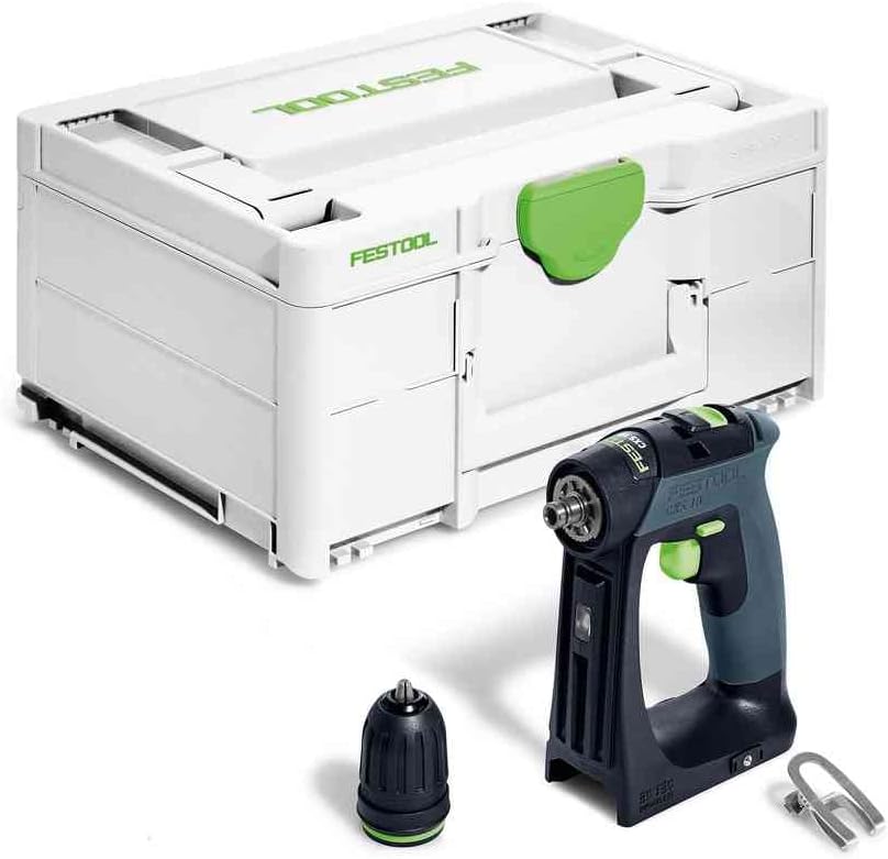 Festool CXS 18-Basic Trapano Avvitatore a Batteria - Velocità fino a 1600 giri min - Sistema Cordless Compatto - Per Avvitatura Foratura e Montaggio Professionale