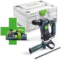 Festool BHC 18-Basic-4,0 Tassellatore a Batteria - 18 V 710 W con Batteria 4,0 Ah - Motore Brushless e Antivibrazione - Systainer Impugnatura e Arresto Profondità