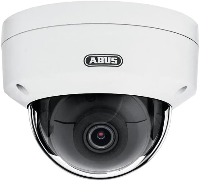 ABUS TVIP42510 Telecamera IP PoE Mini Dome 2 MP - Connessione LAN cablata - Visione notturna e rilevamento movimento - Angolo 111 gradi con accesso mobile