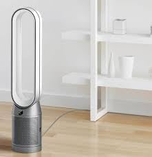 Dyson Purifier Cool TP07 Purificatore Aria e Ventilatore - Sistema Connesso per Purificazione e Flusso Rinfrescante - Alimentazione con Cavo - Bianco 30 x 30 x 80 cm